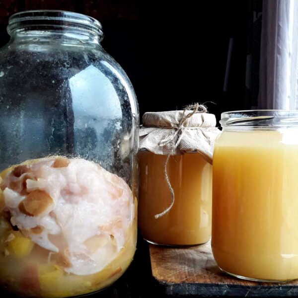 Ферментация на ябълков оцет