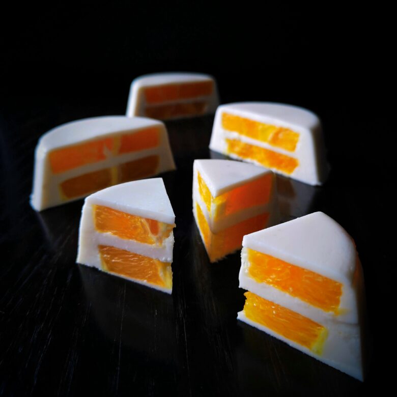 Желиран кокосово портокал