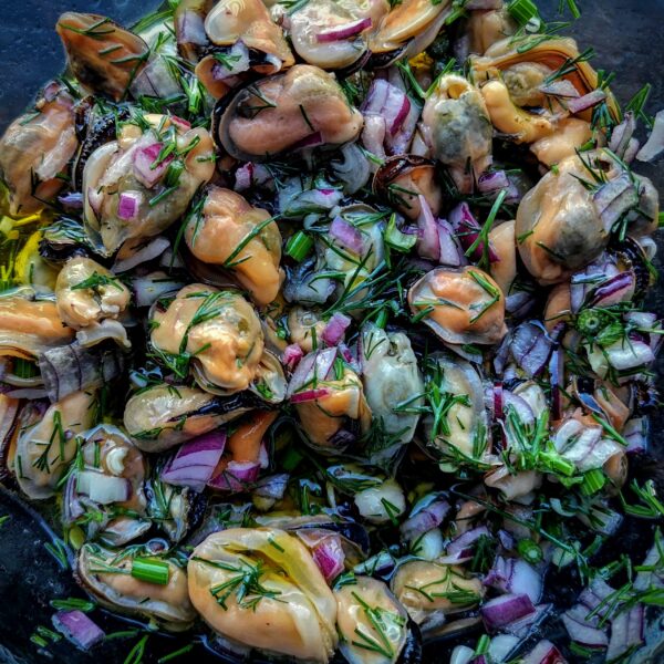 Мидена салата, салата от миди