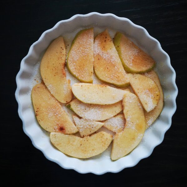 Обърнат сладкиш с дюли