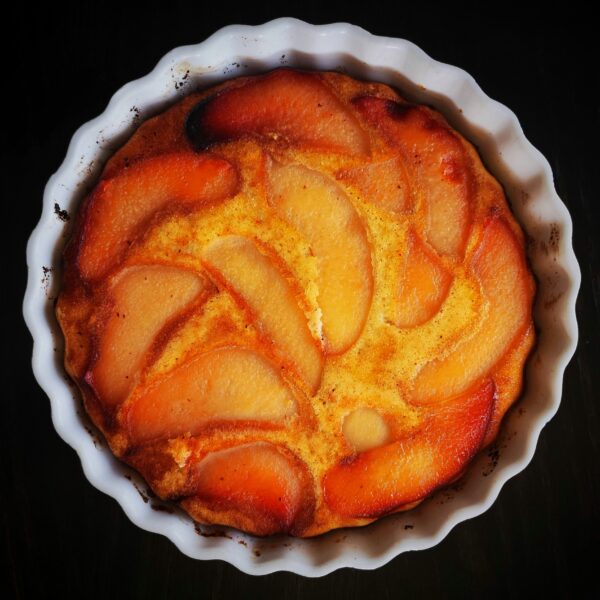 Обърнат сладкиш с дюли