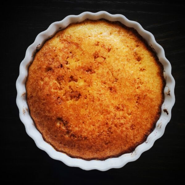 Обърнат сладкиш с дюли