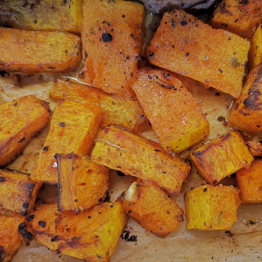 Печена тиква - солен вариант